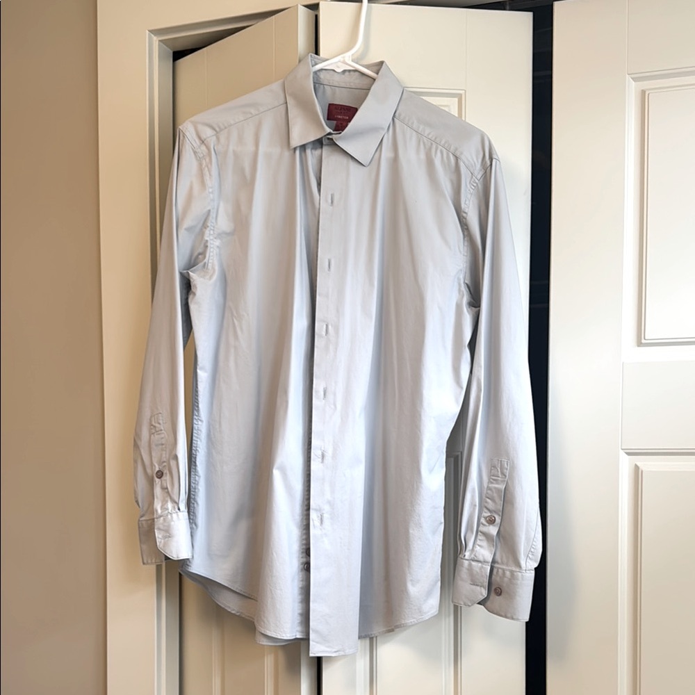 Men's Light Gray Dress Shirt